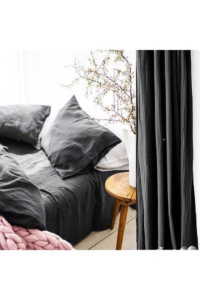 Kotonia Home Set of 2 Kotonia Home Hotel pillowcases, 100% cotton, Olandina color, size 50x70 cm, anthracite gray