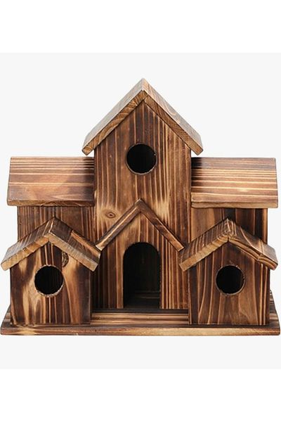 Obay Bird House 6 Holes Birds, Hummingbird Nest for Patio Outside Decoration