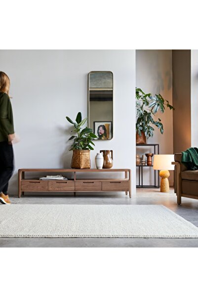 ŞafakMobilya Alto Masif Ahşap Ceviz Model Tv Ünite
