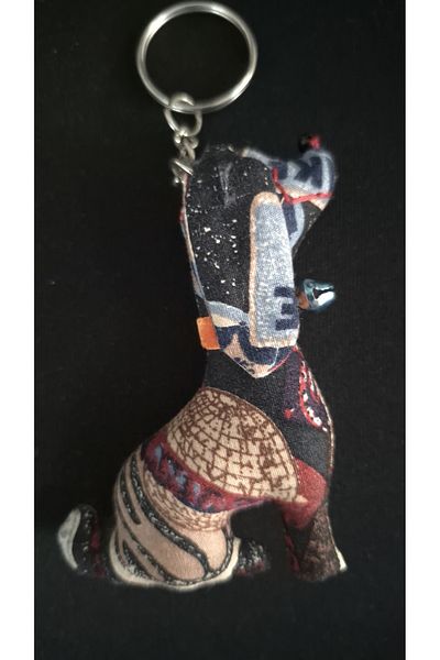 Land of Souvenir Handcrafted Fabric Woven Keychain
