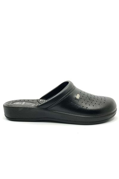 KOCAMANLAR Gezer Boxed Sabo Hospital Slippers Black