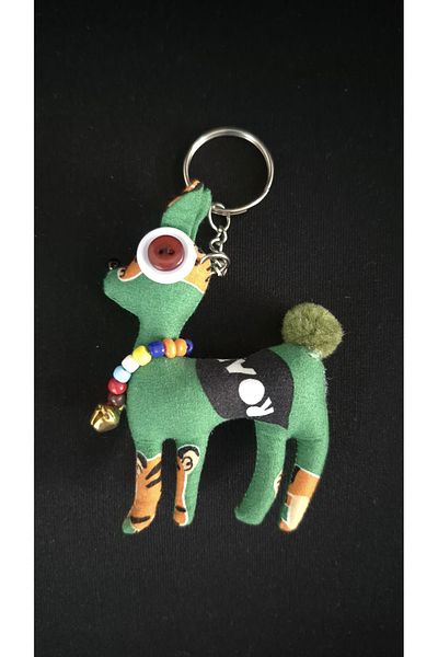 Land of Souvenir Handcrafted Fabric Woven Keychain