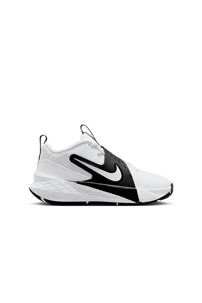 Nike Basketball Shoe Team Hustle D 12 Gs Black and White Basketball Shoe