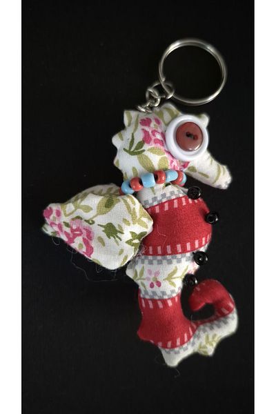 Land of Souvenir Handcrafted Fabric Woven Keychain