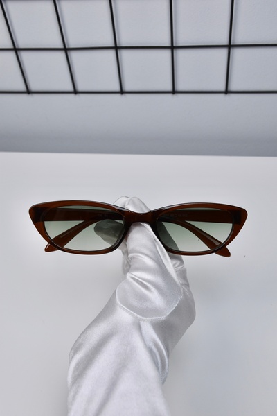 LOOKUP NEW 50-19-142 Ekartman Unisex Women Men Uv400 Protected Bone Cat Eye Sunglasses