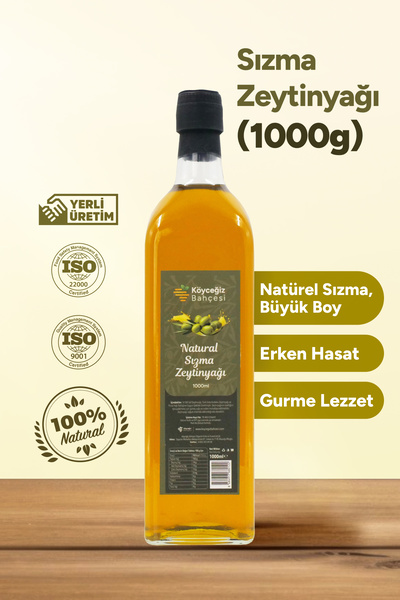 Köyceğiz Bahçesi Naturel Sızma Zeytinyağı - 1000ml