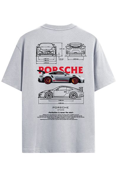 Uniquetex Μπλουζάκι VEK Oversize Car Printed PRSCH