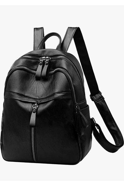 Obay Women Backpack Pu Leather School Shoulder Bag Rucksack Tote Travel