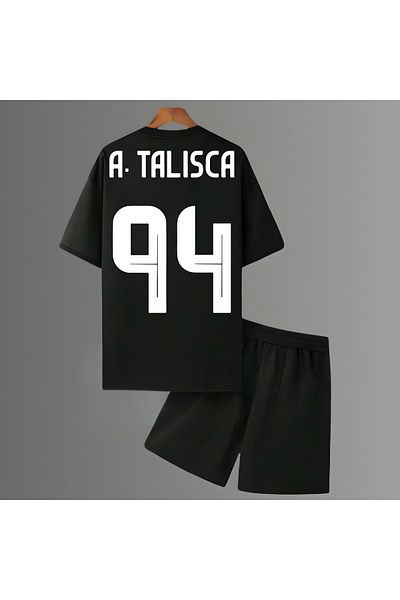 Biy Store Talisca Football Back Jersey Printed Unisex Short Sleeve T-Shirt Regular Fit T-Shirt Shorts Set
