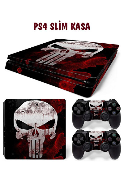 KT Decor Skull Playstation 4 Full Sticker Kaplama Seti
