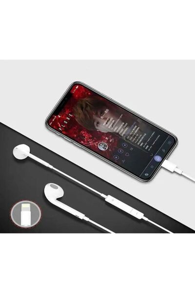 Nanopro İphone Kablolu Kulaklık 7/8/8plus/x/xr/xs/xsmax/11/12/13/14 Pro Max Uyumlu Mikrofonlu Kulaklık