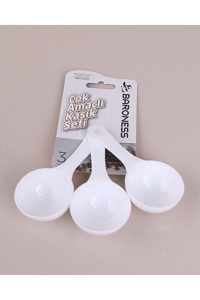 Starlight Home Set of 3 Measuring Spoons for Detergent Coffee Spice