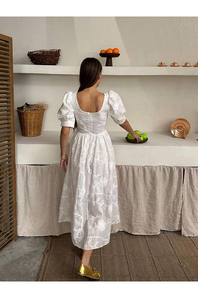 Ekim Store Μακρύ φόρεμα με καρπούζι με σκούπιδα