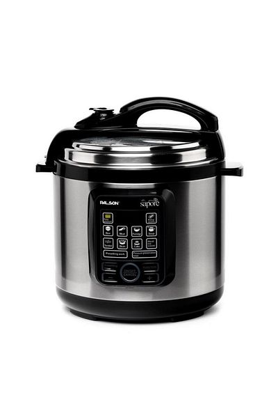 PALSON Balson 12L Pressure Cooker 1800W, Stainless Steel, Touch Button Timer and Function Selection