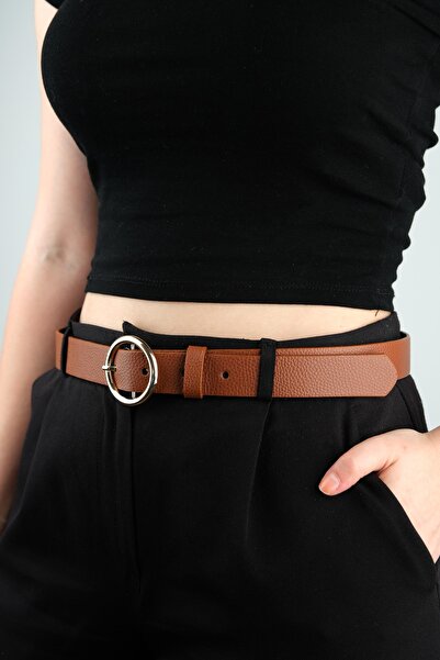 Jack Ferrero KADIN TOKALI 100 CM DERİ KEMER