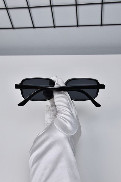 LOOKUP NEW 49-19-145 Ekartman Unisex Women Men Uv400 Protect Bone Rectangle Square Mii Sunglasses