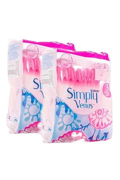 Gillette Gillette Venus Simply Women's Razor 8+4 Pieces x 2 Bags Offer