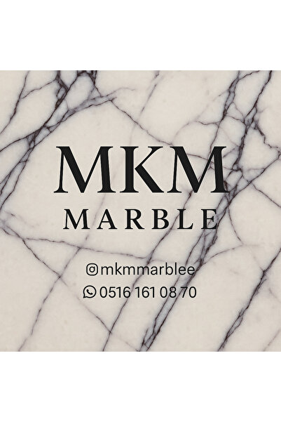 Gemboss Round Decorative 25 cm Travertine Marble Presentation Tray