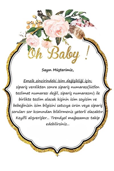 Serap Yılmaz Sahi Isimli Beyaz Renkli Taşlı Silikon Damaklı Bebek Emzik Zinciri Seti (0-6 AY) - Tysysh0074