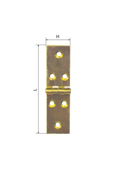 P&P Simple double hinge Hinge type 80X30Mm