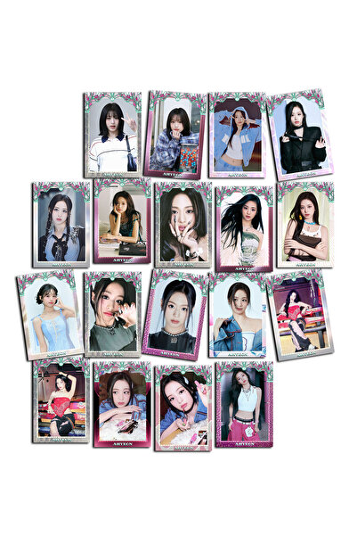 Güneş Kırtasiye BABYMONSTER Ahyeon 18 Adet Fotokart Set 300gr Fotoğraf Kağıdı...