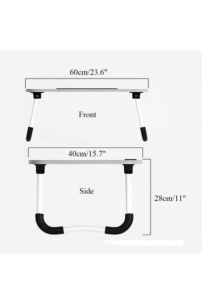Generic Adjustable Laptop Bed Table Lap Standing Desk for Bed and Sofa Breakfast Bed Tray Laptop Lap Desk Fo