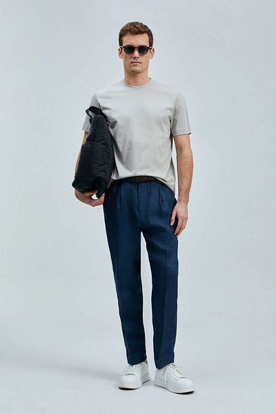 Lufian Ανδρικό μπλουζάκι Bran Beige 111020262