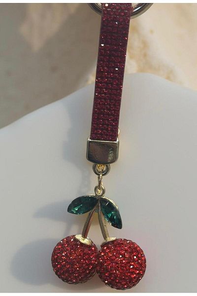 ERN Stoned Cherry Keyring (Red)