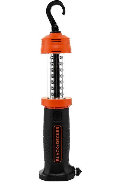 Black&Decker Black & Decker Emergency LED Flashlight, Black / Orange - BDLCL28-B5