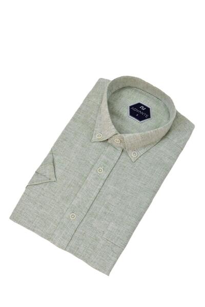 ADVANTE Чоловіча класична сорочка з одним кишенею та короткими рукавами BGL-ST04557