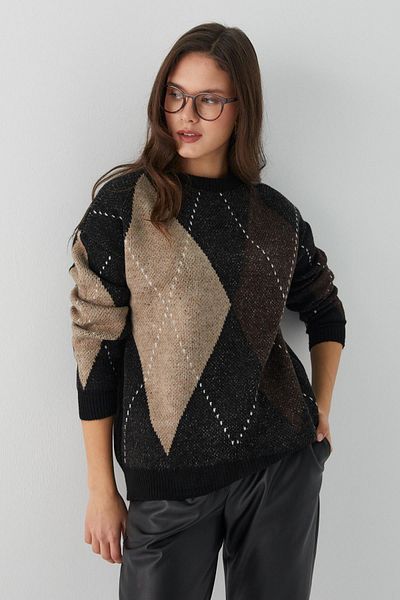 MARKALİSTE Pulover cu model Black Diamond