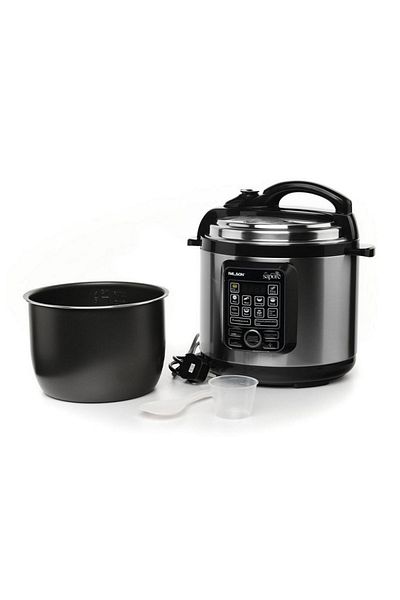 PALSON Balson 12L Pressure Cooker 1800W, Stainless Steel, Touch Button Timer and Function Selection