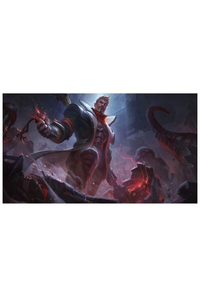 ve Tablou Canvas, league of legends, Gangplank 90 x 50 cm