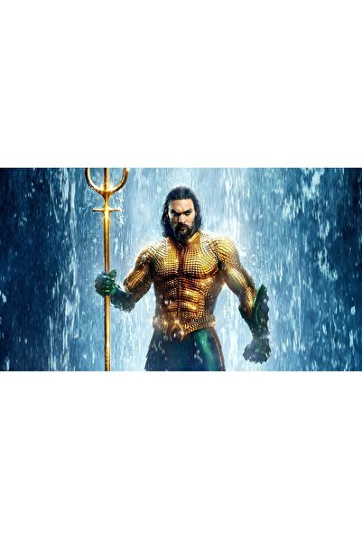 ve Tablou Canvas, Aquaman, erou, DC Universe, Jason Momoa 90 x 50 cm