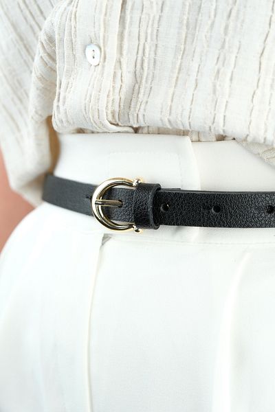 Jack Ferrero 100 cm Leather Belt with Women's Buckle