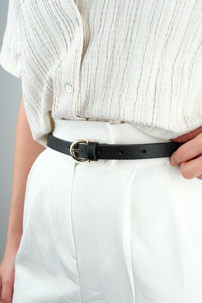 Jack Ferrero 100 cm Leather Belt with Women's Buckle