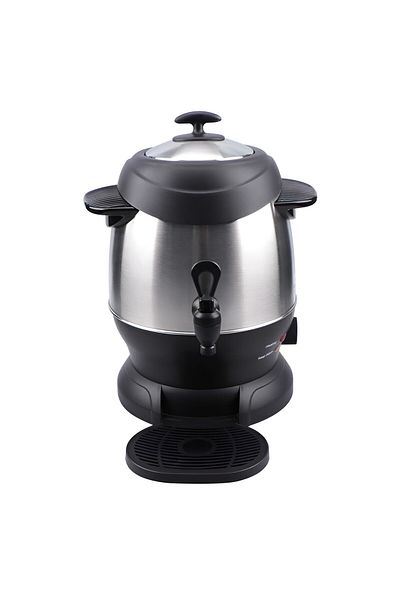 SOKANY Electric Samovar Tea Maker – 6L Black Ceramic Kettle with Thermostat for Tea & Hot Beverages