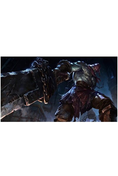 ve Tablou Canvas, league of legends, Tryndamere 1, erou, 90 x 50 cm