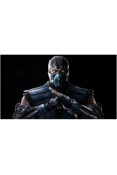 ve Tablou Canvas, Sub Zero, Mortal Kombat, luptator erou 90 x 50 cm