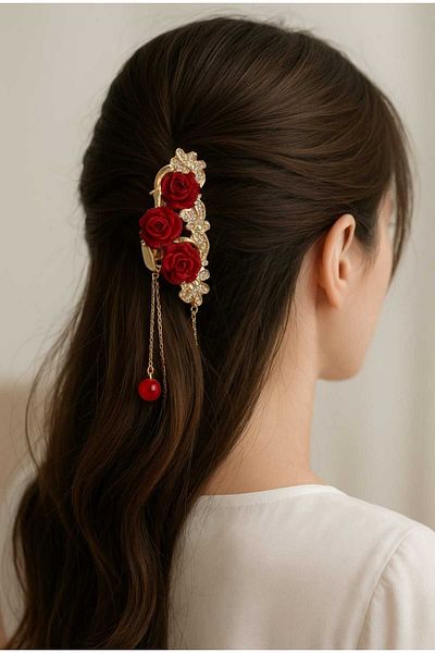 cihembutik Red Rose Figured Buckle