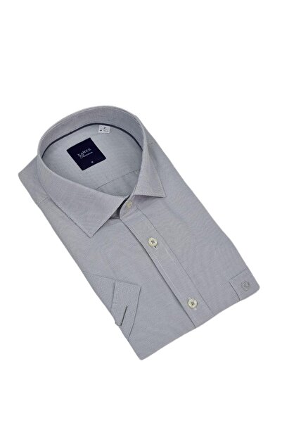 KAMER Cămașă clasică cu mânecă scurtă pentru bărbați 9404 BGL-ST04573