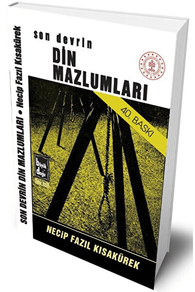 Büyük Doğu Yayınları Son Devrin Din Mazlumları / Necip Fazıl Kısakürek / Büyü...