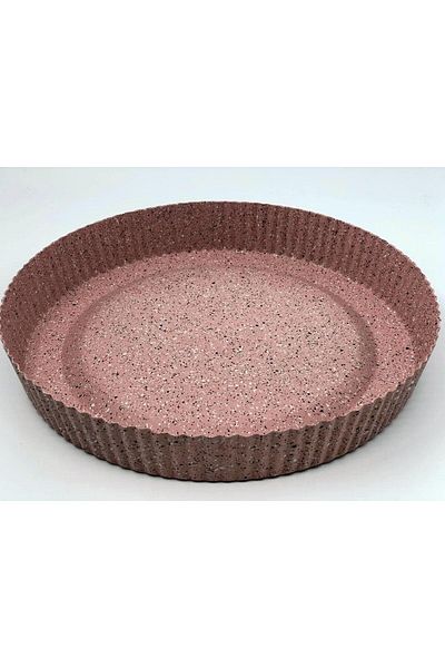 Generic Classic Pink 12" Tart Tray, Non-Stick, Oven & Dishwasher Safe