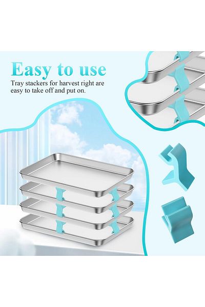 Generic 16PCS Baking Sheet Stackers, Reusable Trays Stacking Holder, Space-Saving Trays Stacking Holder, Mu