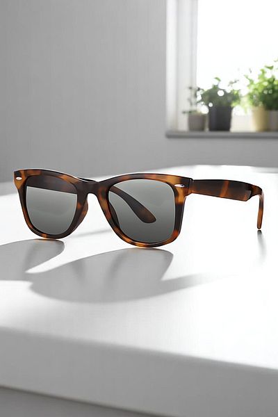 Daniel Klein Leopard Color Wayfarer Men's Sunglasses with Polarized Uv400 Protection Dkg6271C3