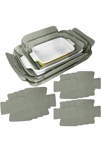 Generic Bakeware Protectors, Set of 12 and 2 Different Size, Pan Stacking Protectors/Dish Scratch Protector