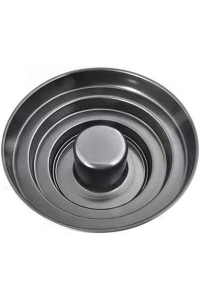 Generic Biki Fill & Bake Pan Set | Non Stick 3 Tier Pan Set for Designer Cake