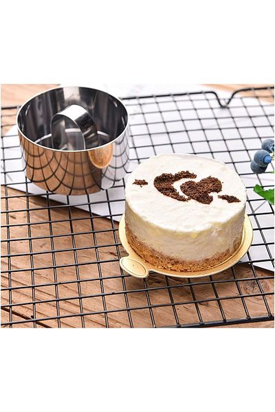 Generic AOX 5 Stainless Steel Multi-Shaped Cake & Dessert Pan | Cheesecake & Tray Mould |