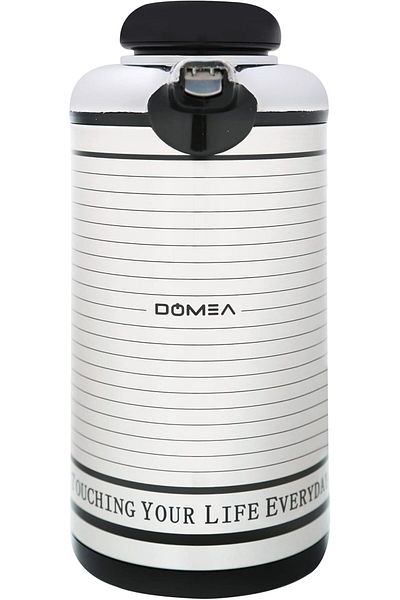 DOMEA Stainless Steel Vacuum Drink Flask, Heat Insulated Thermos, Leak Proof, For Tea, Coffee & Wate