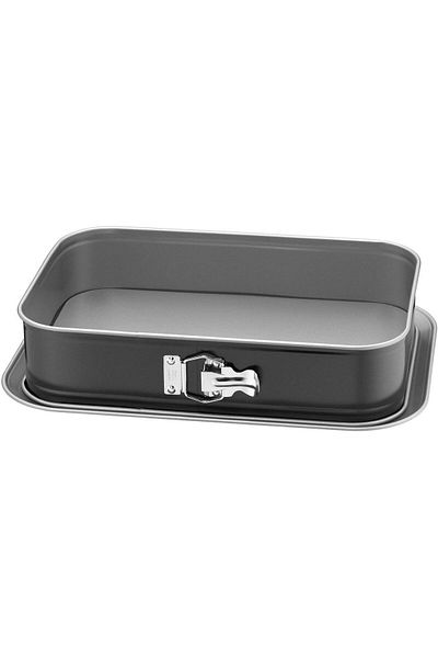 Generic MN Springform Non-Stick Rectangular Baking Tray with Lock and Removable Bottom Made of High Quality